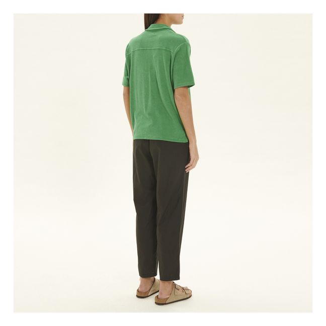 Toson Terry Cloth Shirt | Green