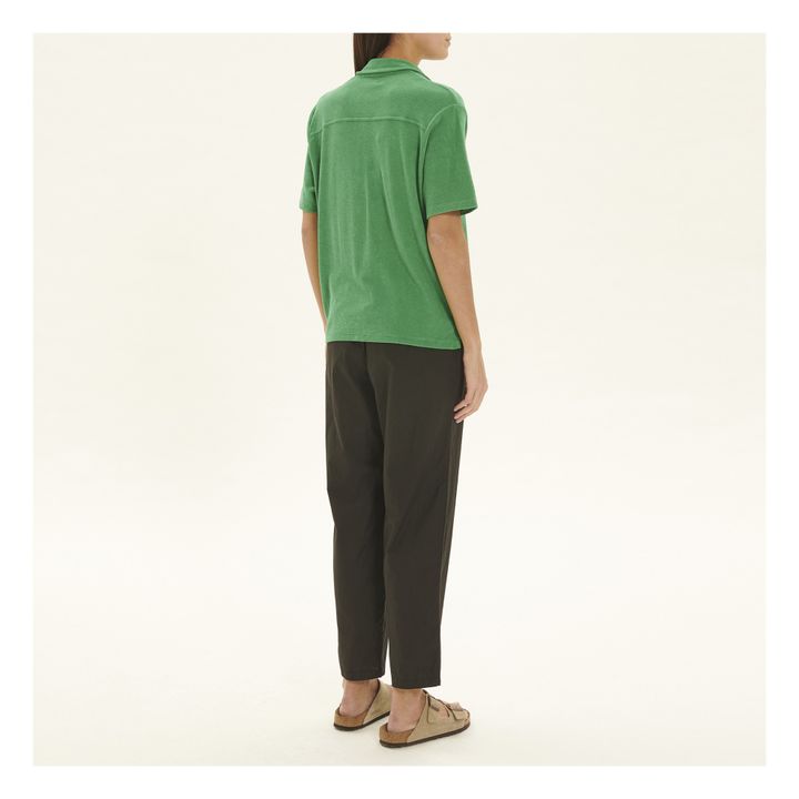 Camicia, modello: Toson, in spugna | Verde- Immagine del prodotto n°3