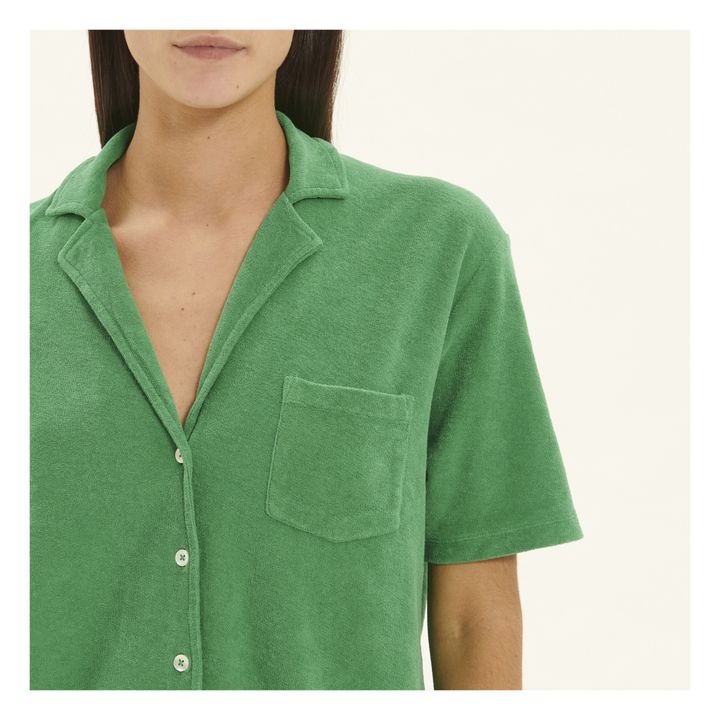 Camicia, modello: Toson, in spugna | Verde- Immagine del prodotto n°2