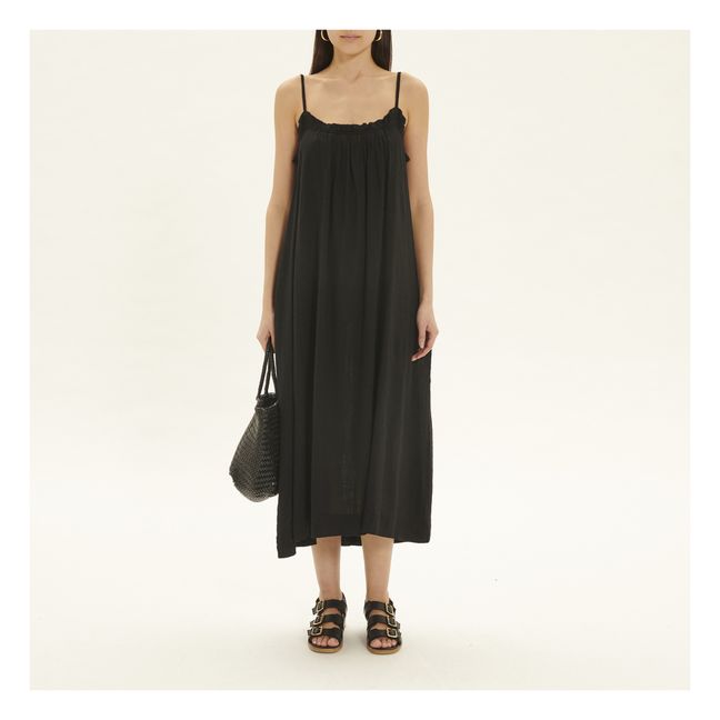 Robe Dorisse Crêpe Bubble | Noir