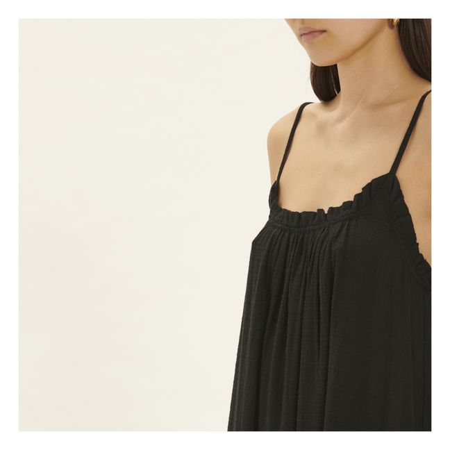 Robe Dorisse Crêpe Bubble | Noir