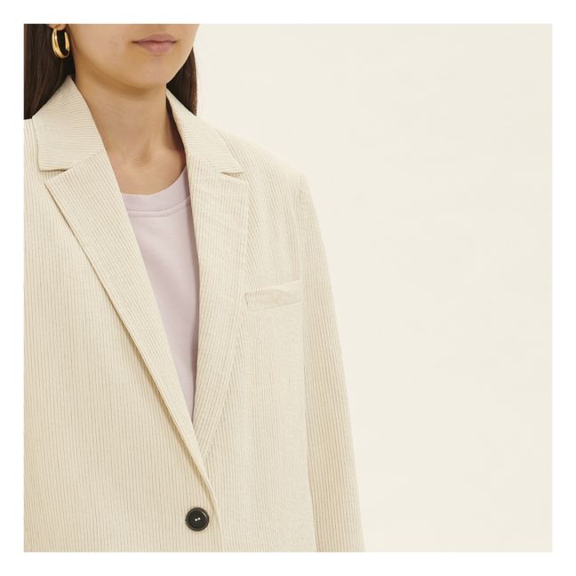 Striped Jacket | Blanco