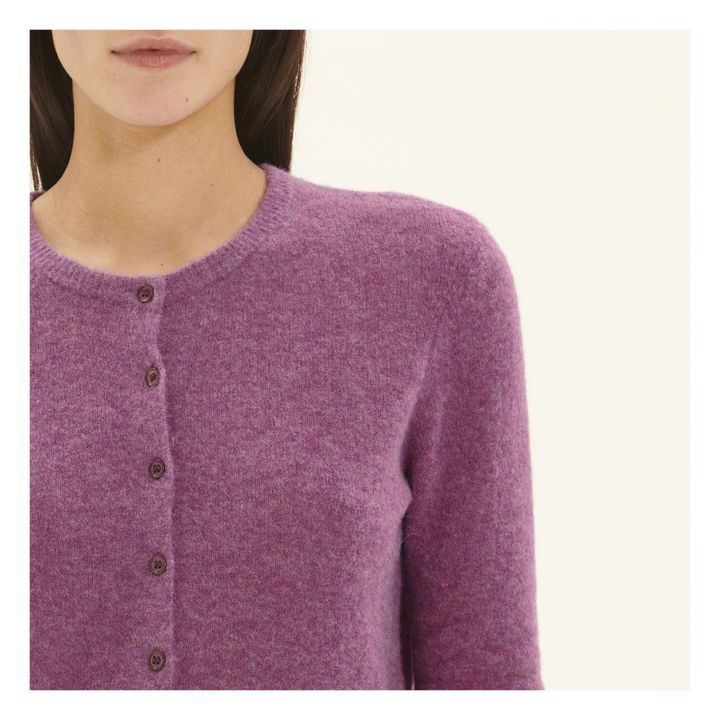 Razpark Wool Gilet | Viola scuro- Immagine del prodotto n°3