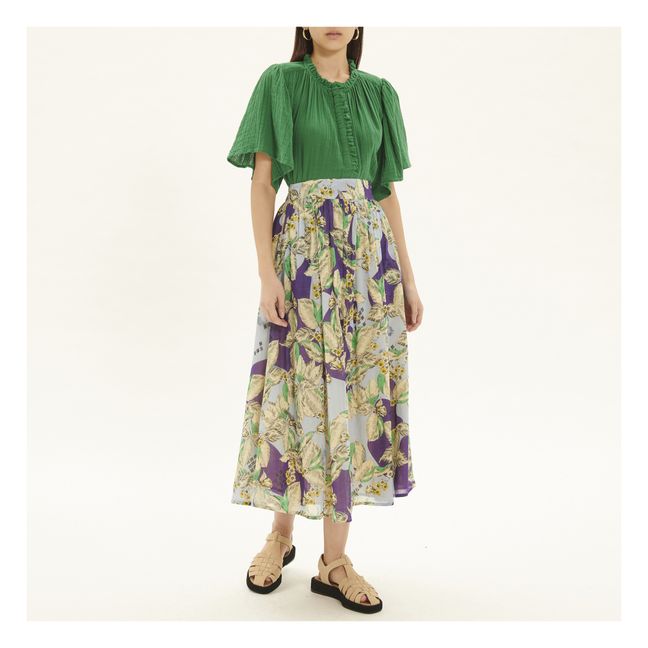 Blouse Seville Gaze de Coton | Vert