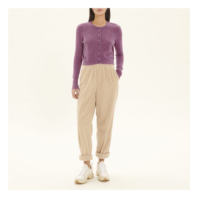Razpark Wool Gilet | Dark purple