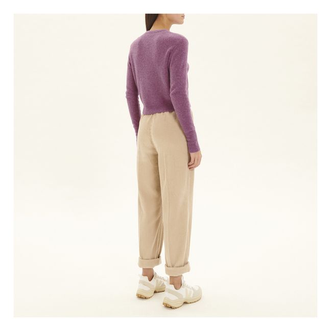 Razpark Wool Gilet | Dark purple