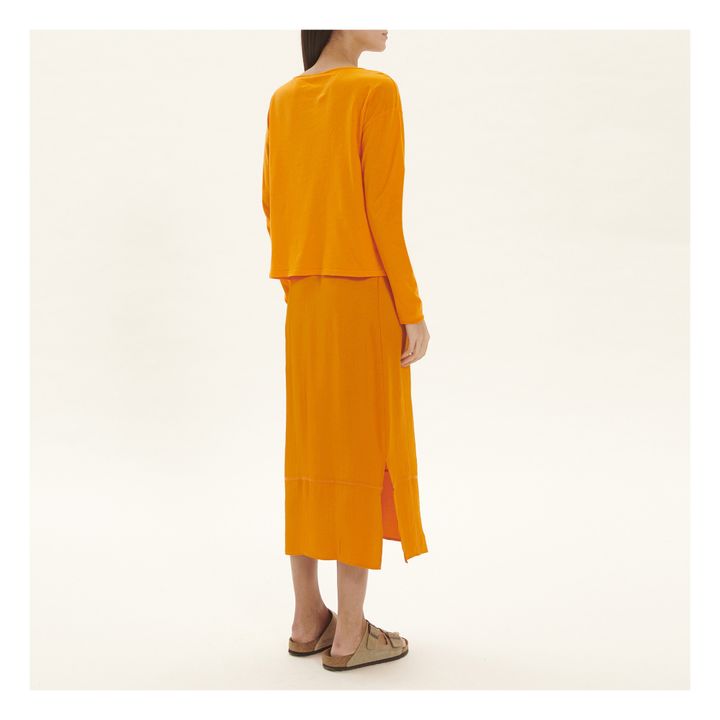 Aksun Long Sleeve Crew Neck T-Shirt | Naranja- Imagen del producto n°2