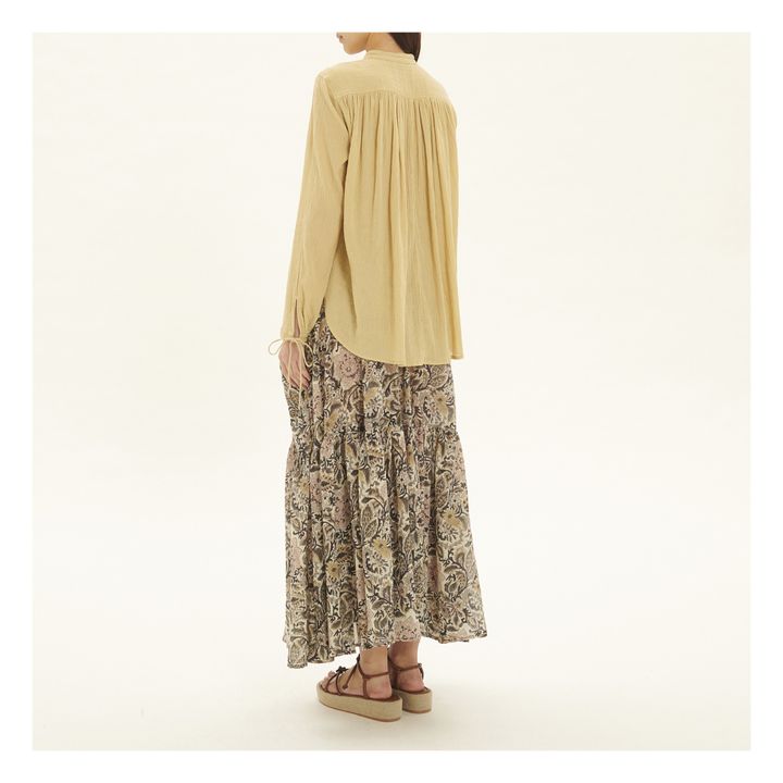 Boa Floral Print Skirt | Ecru- Immagine del prodotto n°2