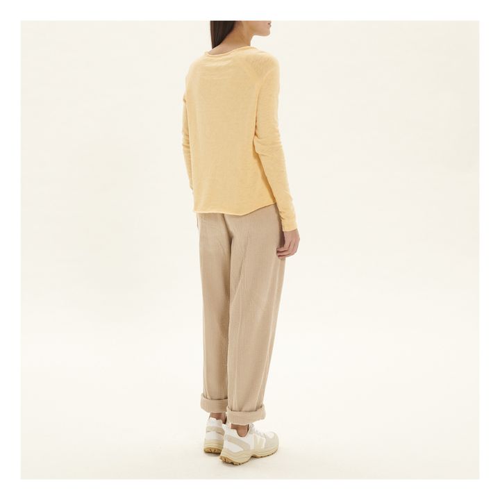 Sonoma Long Sleeve Boat Neck T-Shirt | melone- Immagine del prodotto n°2