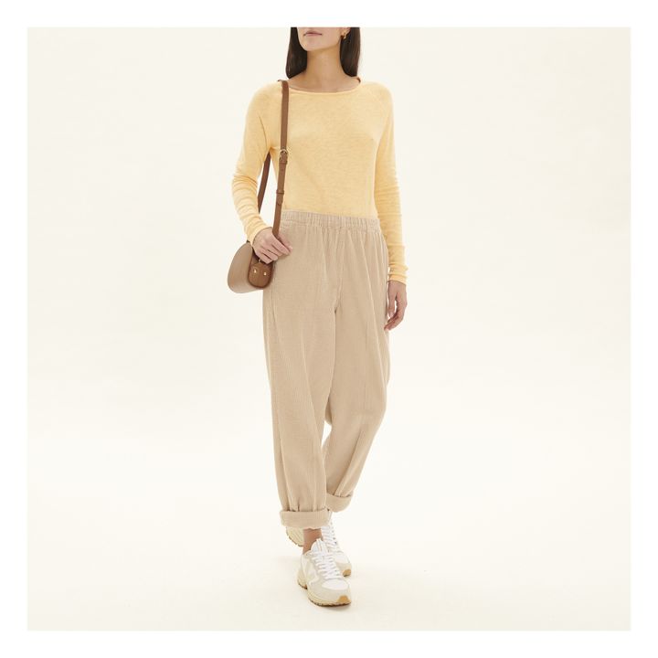 Sonoma Long Sleeve Boat Neck T-Shirt | melone- Immagine del prodotto n°1