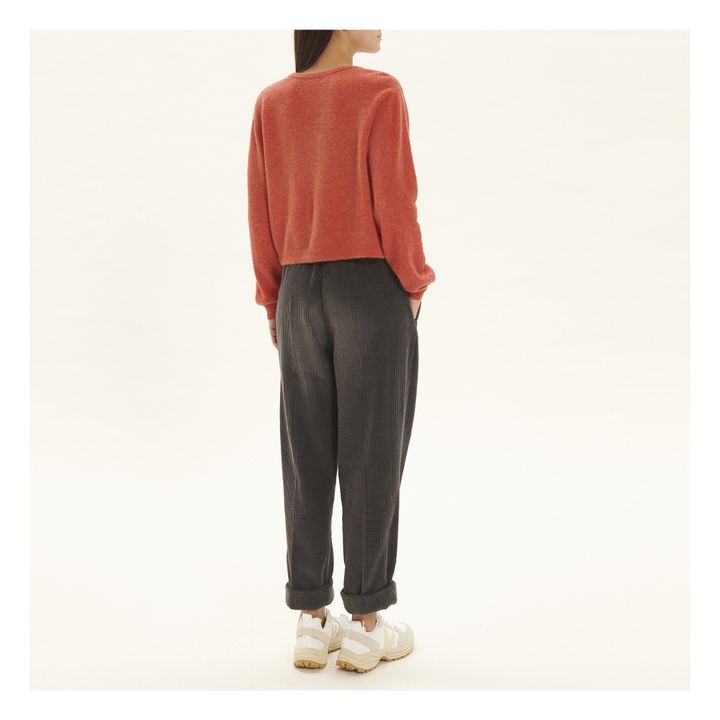 Razpark Wool V-Neck Sweater | Rosso- Immagine del prodotto n°2