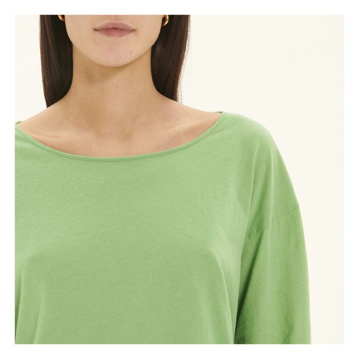Aksun Long Sleeve Crew Neck T-Shirt | Verde- Imagen del producto n°3