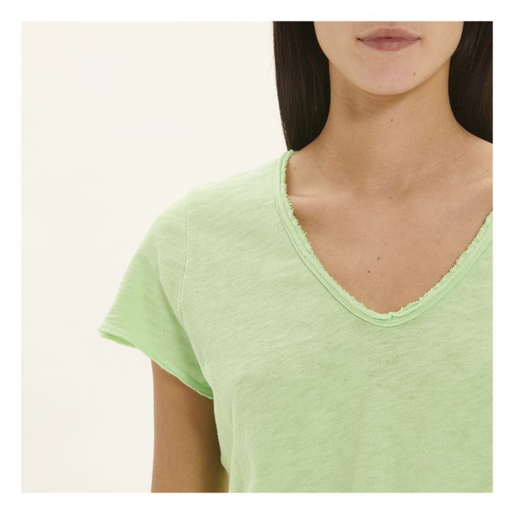 Sonoma V-Neck T-Shirt | Green- Product image n°3