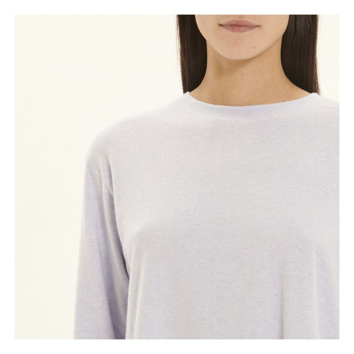 Ypawood Long Sleeve Boat Neck T-Shirt | Lavanda- Imagen del producto n°4