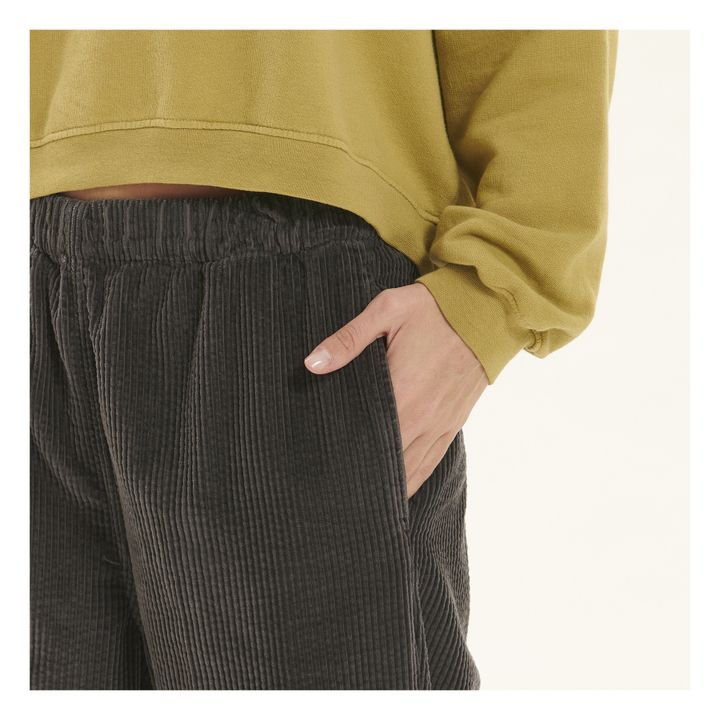 Padow Corduroy Pants | Grigio scuro- Immagine del prodotto n°3