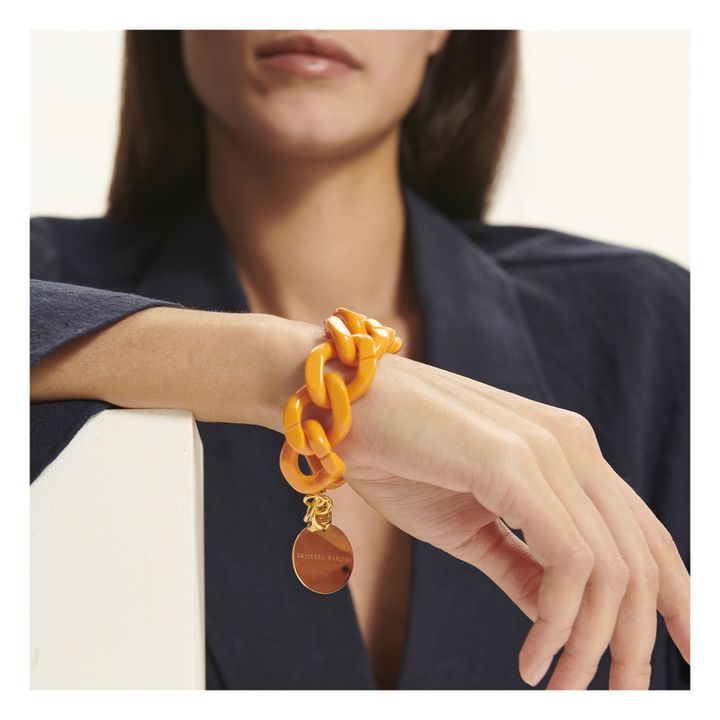 Flat Chain Bracelet | Arancione- Immagine del prodotto n°1