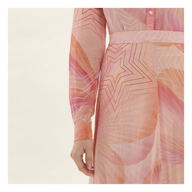 Silk Chiffon Printed  Skirt "Dream" | Rosa