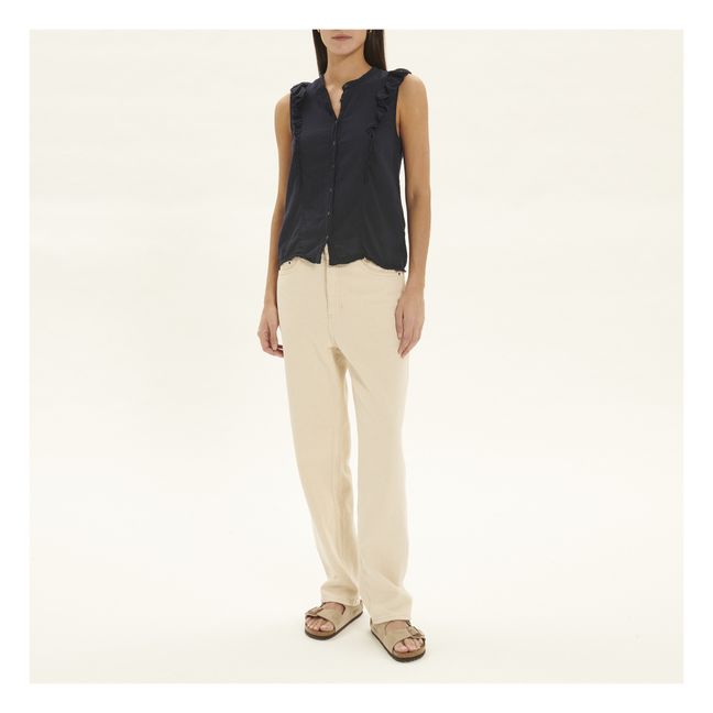 Teory Blouse | Azul Noche