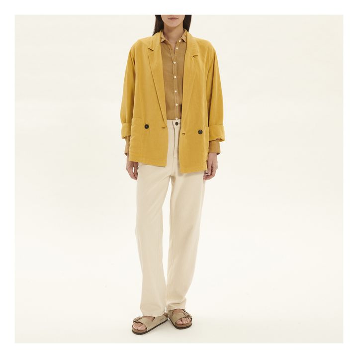 Corazon Linen Shirt | Sabbia- Immagine del prodotto n°1