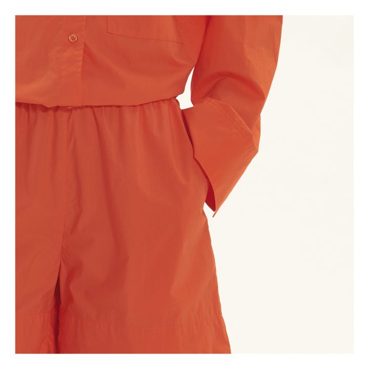 Siona Organic Cotton Shorts | Corail Orange- Produktbild Nr. 3