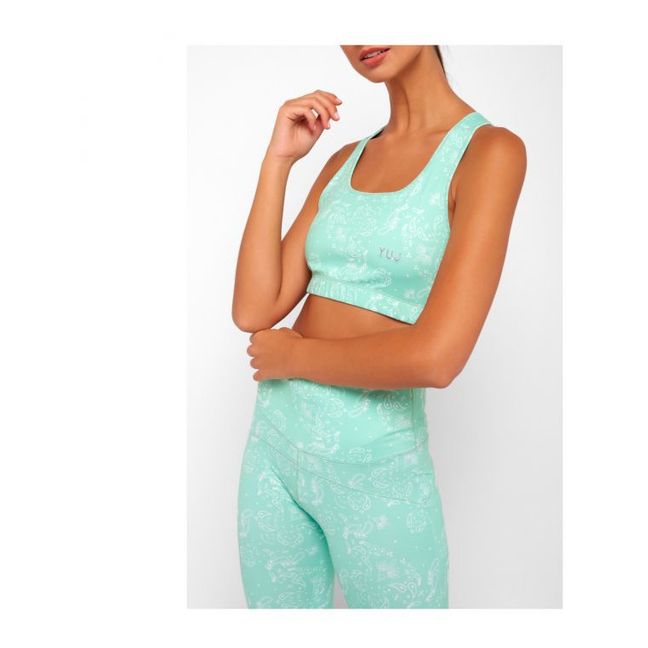 Bandana Crop Top | Verde acqua