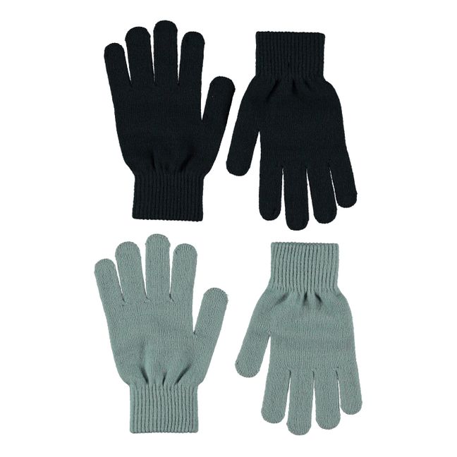 Lot 2 Paires Gants Kiddy | Green water