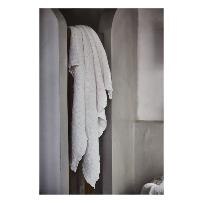Asciugamano da bagno, in lino goffrato | Milk