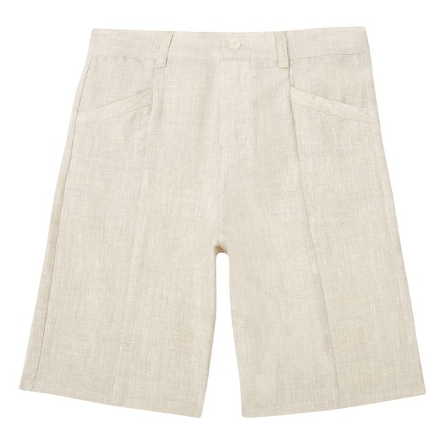 Shorts in Lino | Beige
