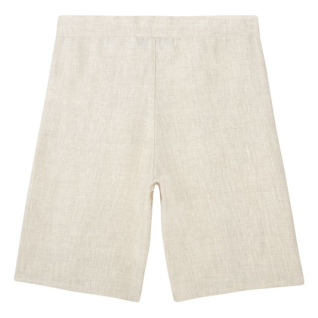 Shorts in Lino | Beige