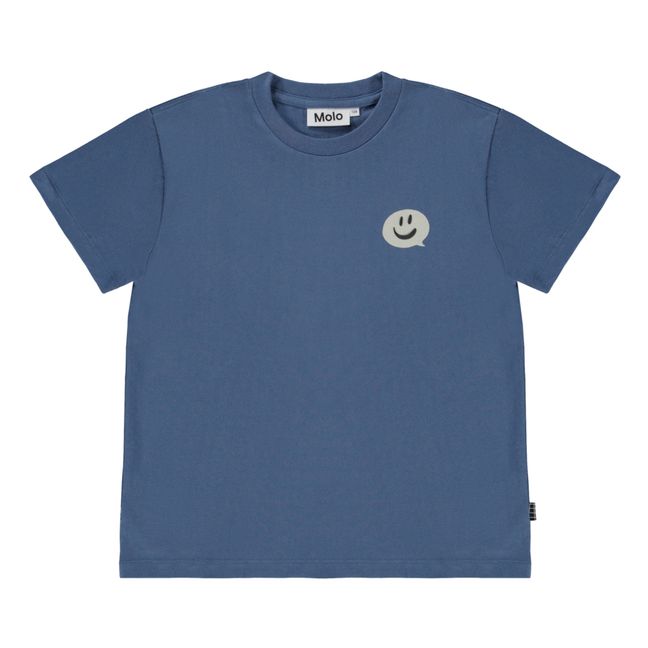 T-Shirt aus Bio-Baumwolle Roxo | Blau