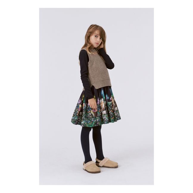 Pull Sans Manches Laine Gilberte | Taupe brown