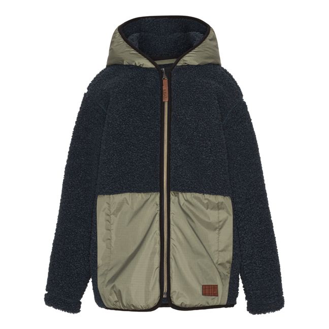 Veste Façon Fourrure Matière Recyclée Uberto | Charcoal grey
