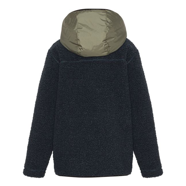 Veste Façon Fourrure Matière Recyclée Uberto | Charcoal grey