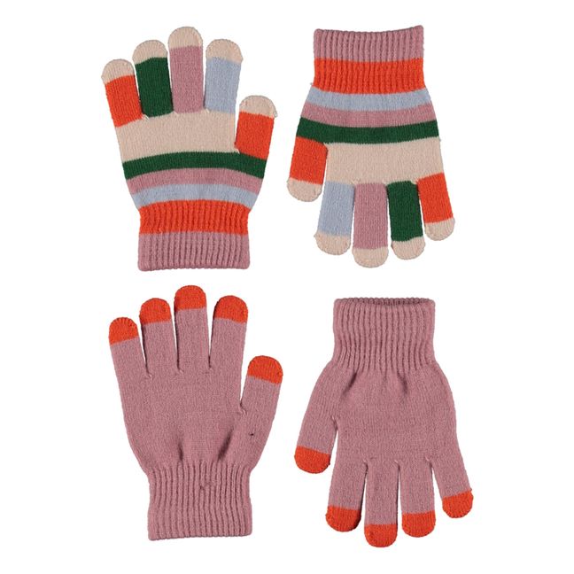 Lot 2 Paires Gants Kei | Pink