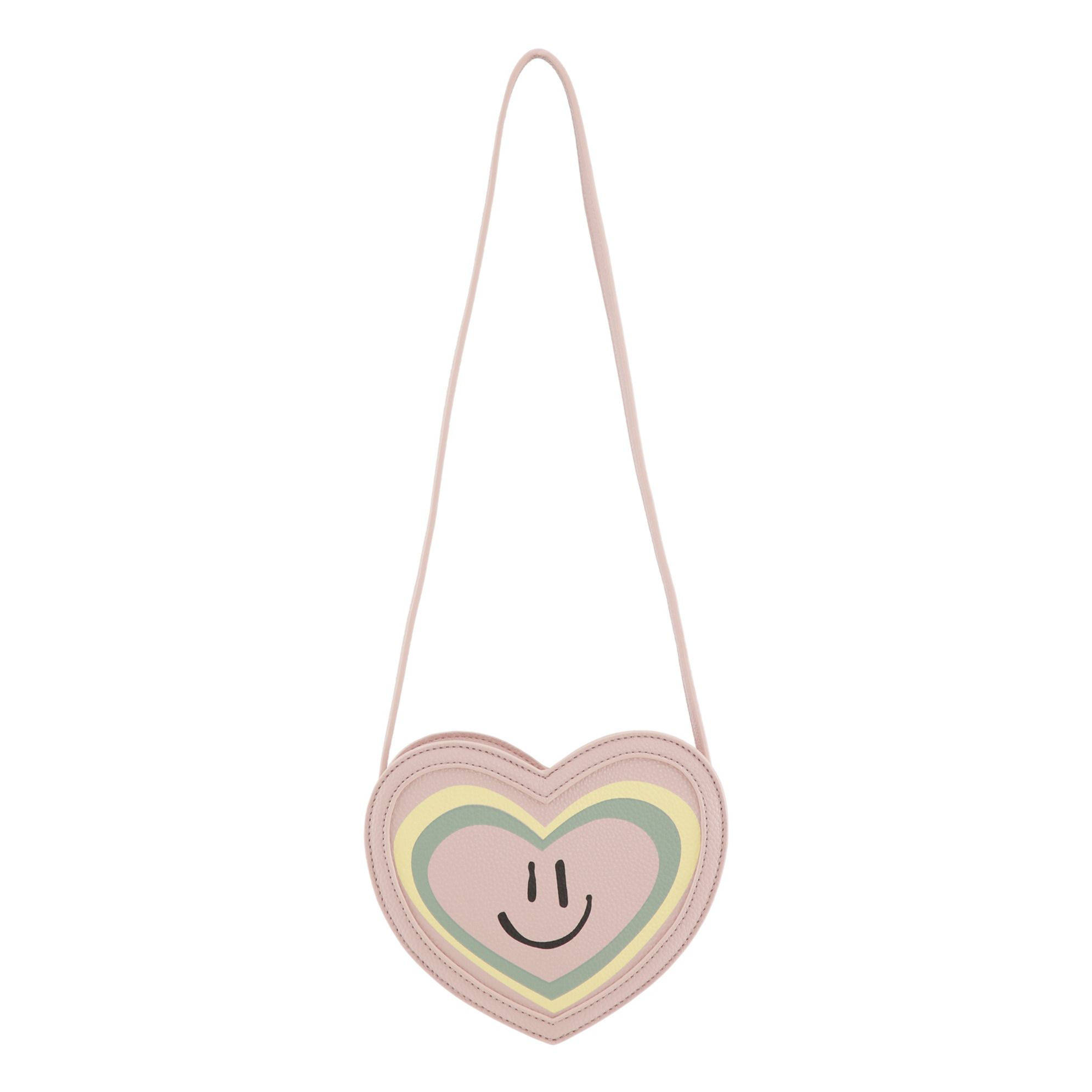 Aura Heart Faux Leather Shoulder Bag in Pink - Molo