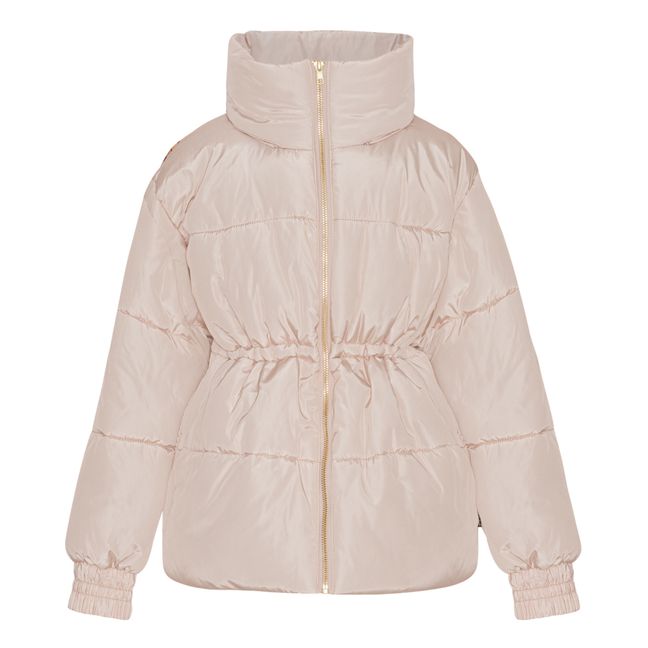 Hally Recycled Material Down Jacket | Pale pink