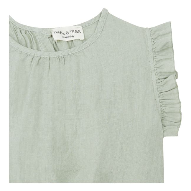 Top Cropped en Lin | Sauge