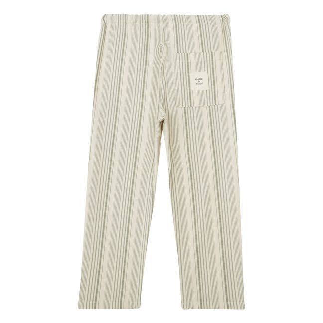 Striped Trousers | Green
