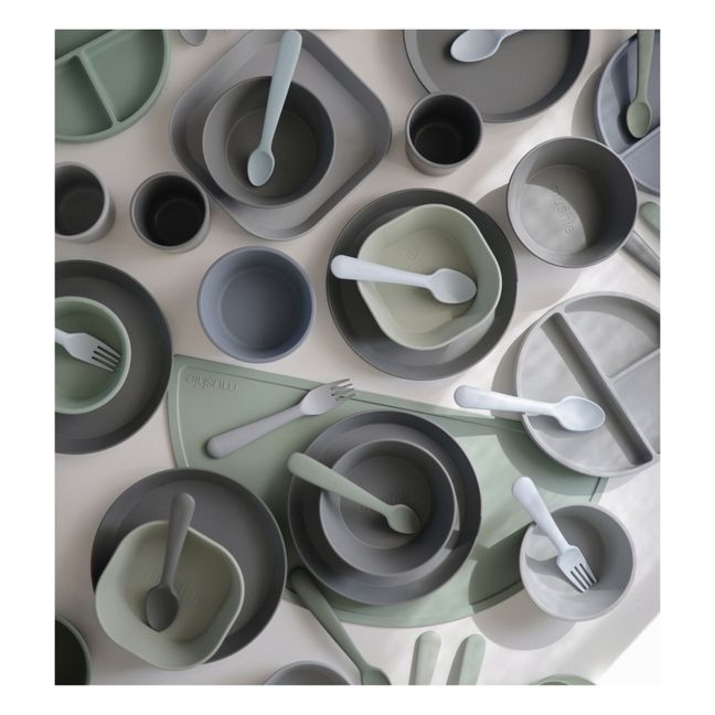 Cuillères en silicone - Set de 2 | Vert