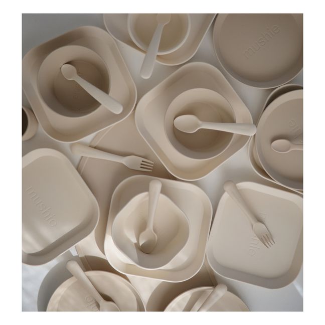 Cucchiai in silicone - Set di 2 | Avorio