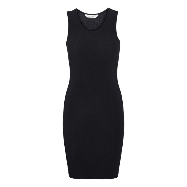 Trägerkleid Anis Wolle | Schwarz