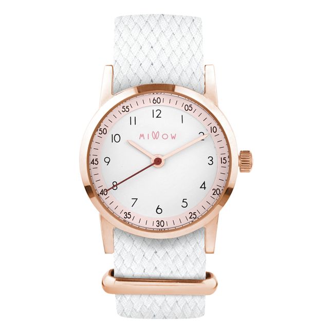 Blossom Braided Watch | White