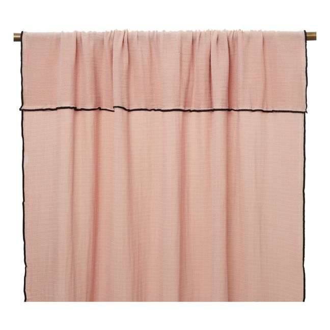 Organic Cotton Muslin Curtains 130x280 cm | Dusty Pink