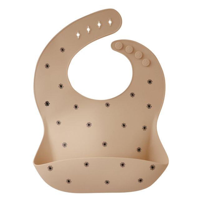 Bavoir en silicone | Beige