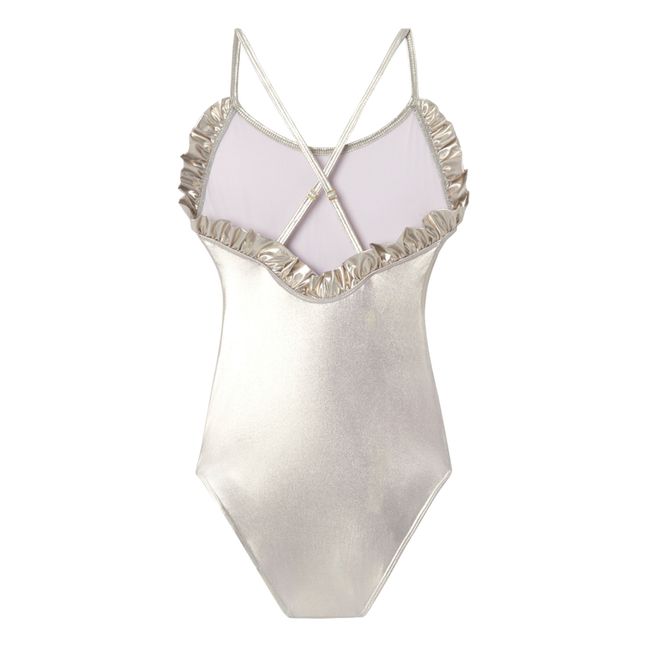Shiny Sorbet Swimsuit | Silber