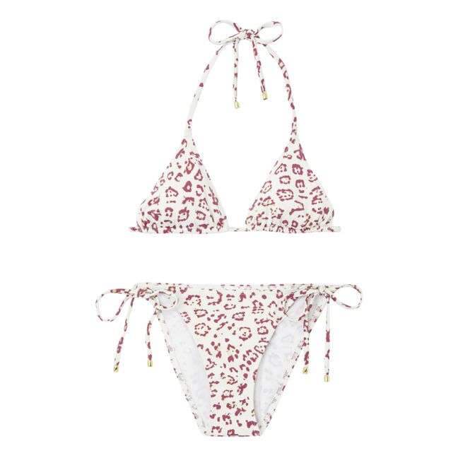 Maillot de Bain 2 pièces Léopard | Beige