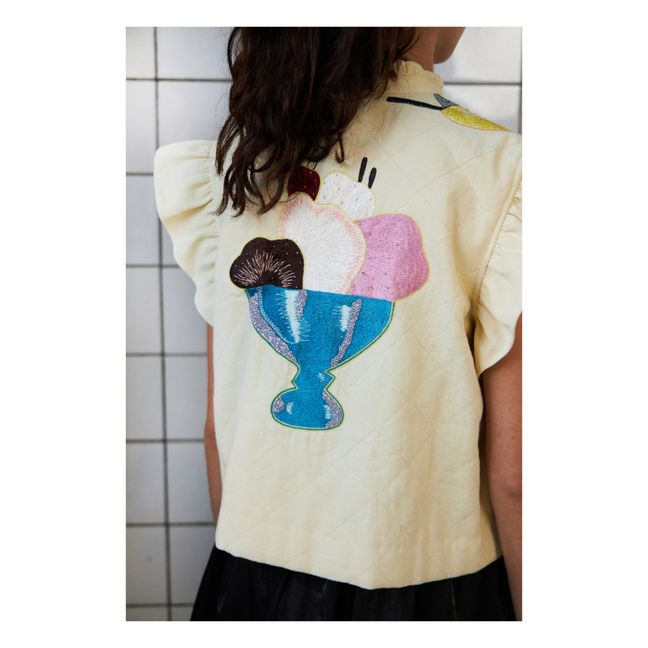 Veste Sans Manches Ona | Crème