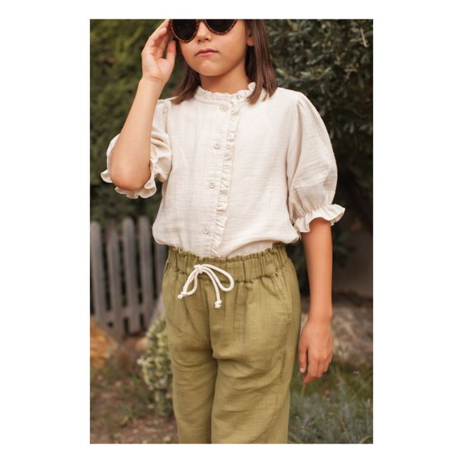 Bluse Baumwollgaze Scarlett  | Seidenfarben