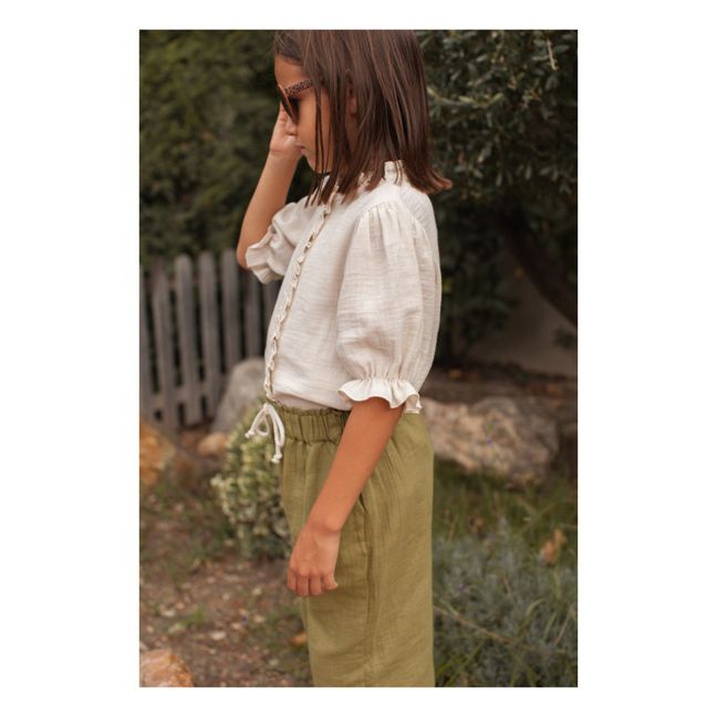 Bluse Baumwollgaze Scarlett  | Seidenfarben