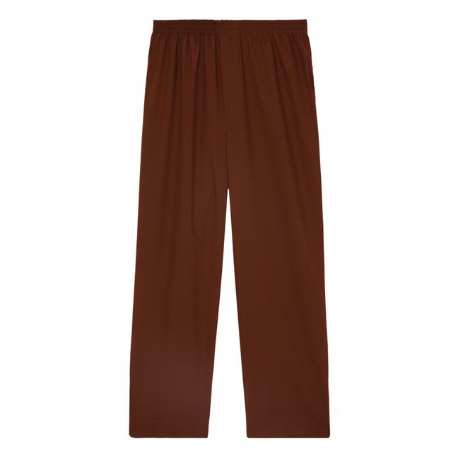 Jura Popeline Elasticated Pants | Caramel